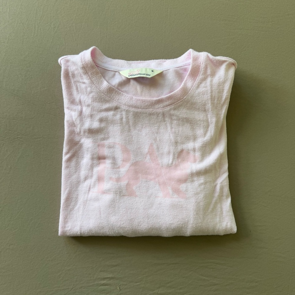 Peter Alexander Pink Plush Sweater